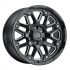 Black Rhino HOLLISTER GLOSS BLACK W/ MILLED SPOKES 6x135 17R 9.5 87.1 12