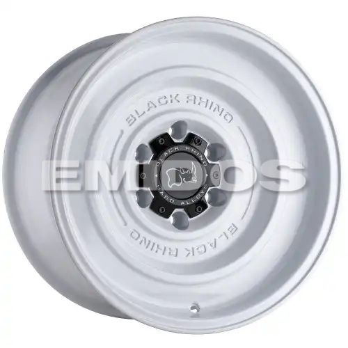 Black Rhino SOLID GLOSS WHITE 5x127 17R 9.5 71.5 -18