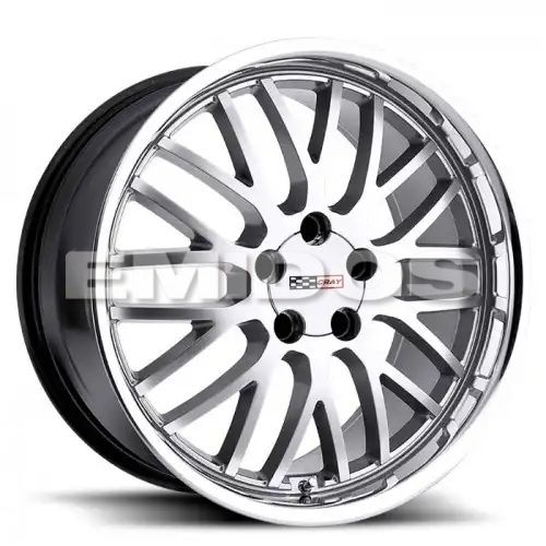 Cray MANTA HYPER SILVER W/ MIRROR CUT LIP 5x120.65 18R 10.5 70.3 65