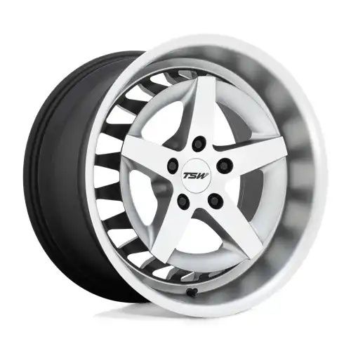TSW DEGNER MATTE TITANIUM W/ MACHINED FACE 5x112 18R 10 66.56 25