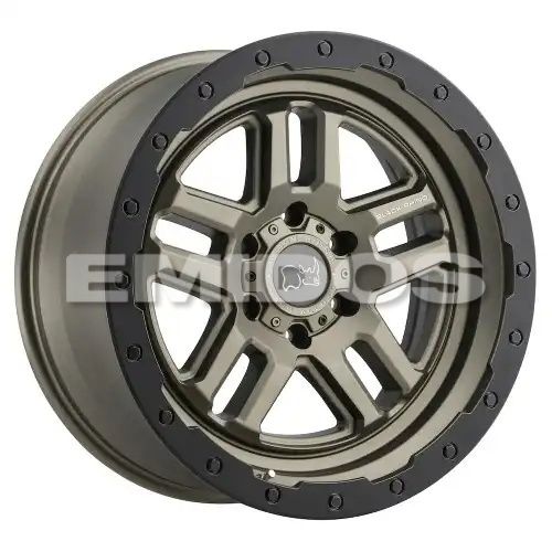 Black Rhino BARSTOW MATTE BRONZE W/ MATTE BLACK RING 6x130 18R 8 84.1 38
