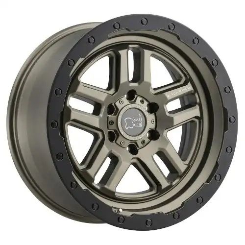 Black Rhino BARSTOW MATTE BRONZE W/ MATTE BLACK RING 6x130 18R 8 84.1 52