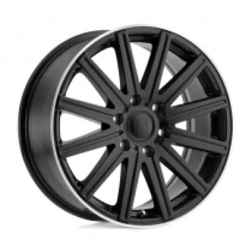 Mandrus STARK MATTE BLACK W/ MACHINED LIP 6x130 18R 8 84.1 52