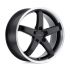 Petrol P1B GLOSS BLACK W/ MACHINED CUT LIP 5x112 18R 8 72.1 40