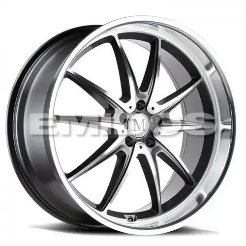 Mandrus ARGENT GLOSS GUNMETAL W/ MIRROR CUT FACE 5x112 18R 8.5 66.56 42