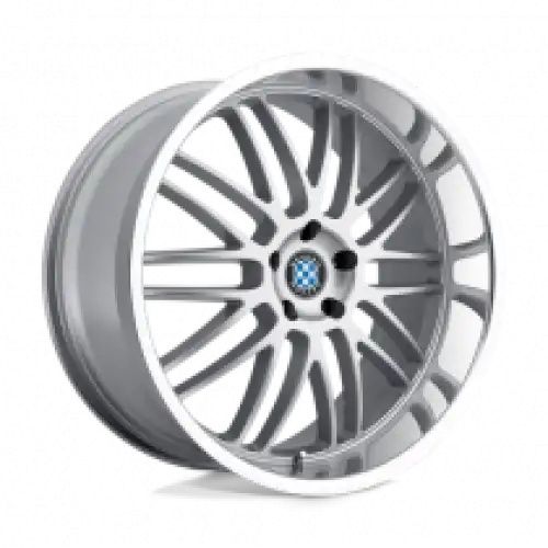 BEYERN MESH SILVER W/ MIRROR CUT LIP 5x120 18R 8.5 74.1 15
