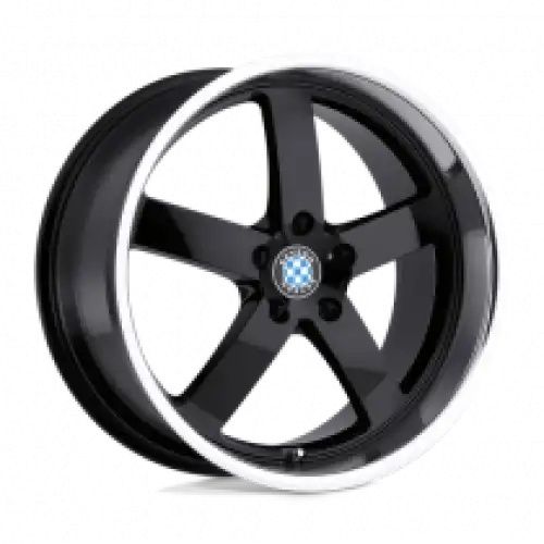 BEYERN RAPP GLOSS BLACK W/ MIRROR CUT LIP 5x120 18R 8.5 74.1 15