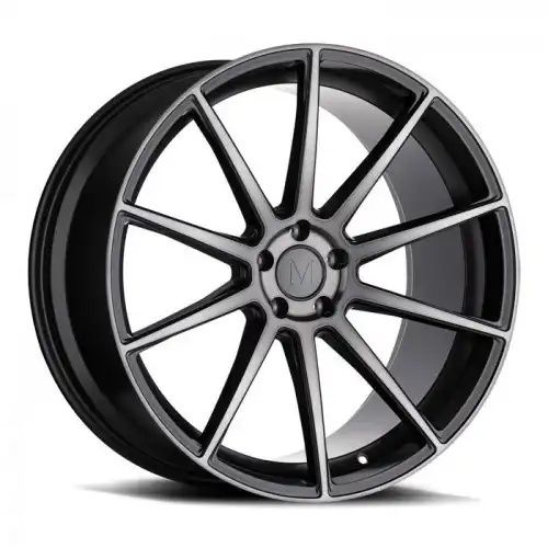 Mandrus KLASS GLOSS GUNMETAL W/ MACHINED TINTED FACE 5x112 18R 8.5 66.56 32