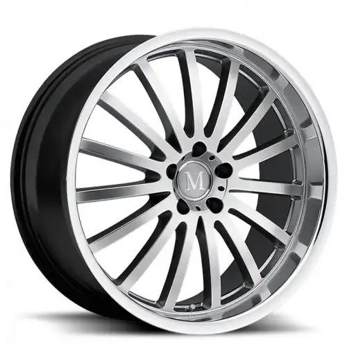 Mandrus MILLENIUM HYPER SILVER W/ MIRROR CUT LIP 5x112 18R 8.5 66.56 43