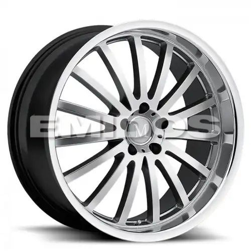 Mandrus MILLENIUM HYPER SILVER W/ MIRROR CUT LIP 5x112 18R 8.5 66.56 43