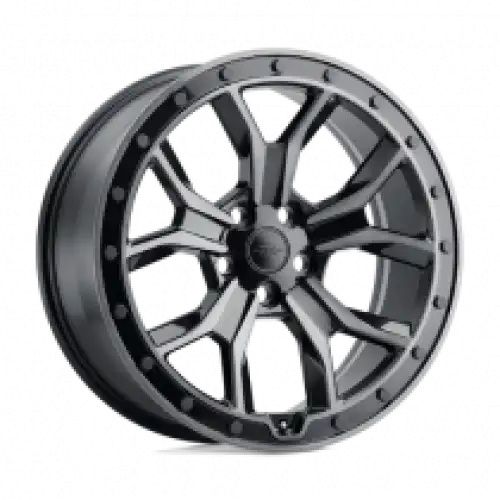 Redbourne MORLAND GLOSS METALLIC W/ BLACK BRUSHED TINT FACE 5x120 18R 8.5 72.56 25