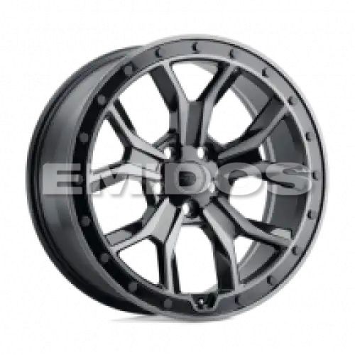 Redbourne MORLAND GLOSS METALLIC W/ BLACK BRUSHED TINT FACE 5x120 18R 8.5 72.56 25