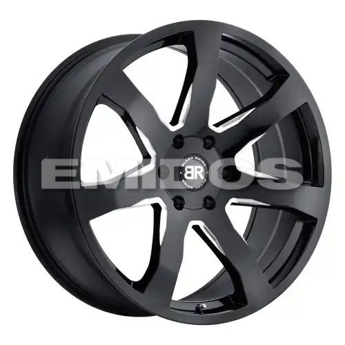 Black Rhino MOZAMBIQUE GLOSS BLACK & MILLED 6x139.7 18R 8.5 112.1 20