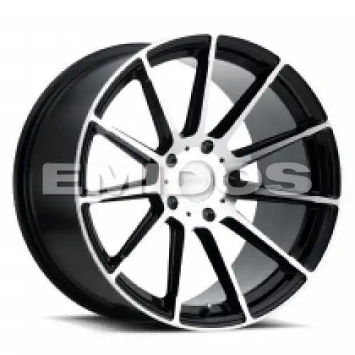 Ruff RS2 GLOSS BLACK W/ MACHINED FACE 5x112 18R 8.5 66.56 32