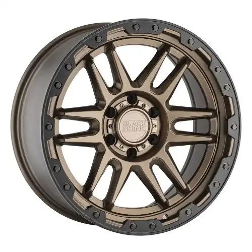 Black Rhino APACHE MATTE BRONZE W/ BLACK RING & BLACK BOLTS 5x127 R 9 71.5 -18