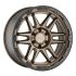 Black Rhino APACHE MATTE BRONZE W/ BLACK RING & BLACK BOLTS 6x139.7 18R 9 112.1 -18