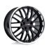 Cray MANTA GLOSS BLACK W/ MIRROR CUT LIP 5x120.65 18R 9 70.3 50
