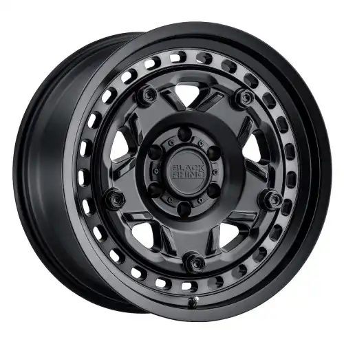 Black Rhino GRANGE MATTE BLACK W/ MACHINED TINT RING 8x165.1 18R 9 125.1 6