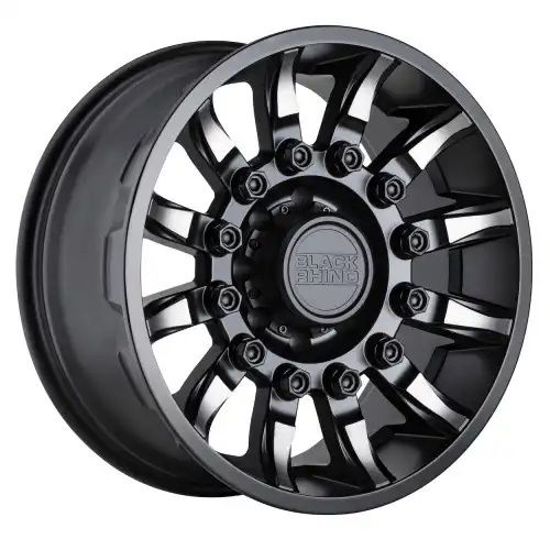 Black Rhino MISSION MATTE BLACK W/ MACHINED TINTED SPOKES 6x139.7 18R 9 112.1 -18