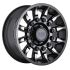 Black Rhino MISSION MATTE BLACK W/ MACHINED TINTED SPOKES 5x127 18R 9 71.5 2