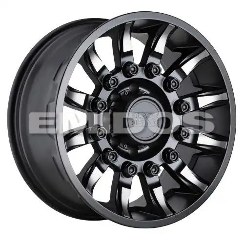 Black Rhino MISSION MATTE BLACK W/ MACHINED TINTED SPOKES 6x135 18R 9 87.1 12