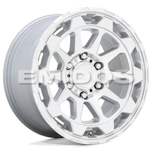 Black Rhino ROTOR GLOSS SILVER W/ MIRROR CUT FACE 6x114.3 18R 9 76.1 12