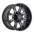 Black Rhino SIERRA GLOSS BLACK W/ MILLED SPOKES 5x150 18R 9 110.1 12