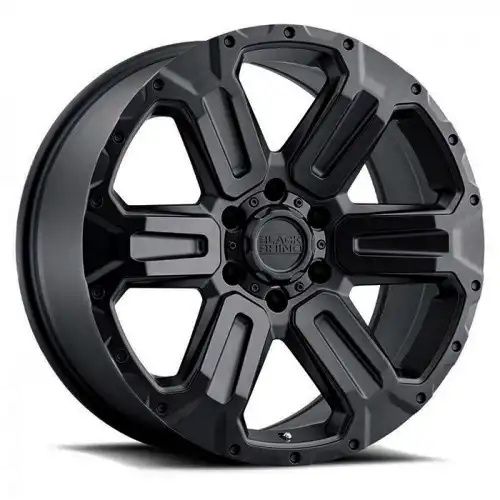 Black Rhino WANAKA MATTE BLACK 6x132 18R 9 74.5 35