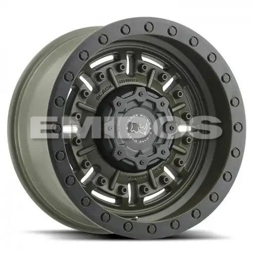 Black Rhino ABRAMS OLIVE DRAB GREEN 6x139.7 18R 9.5 112.1 -18