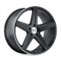 Mandrus ESTRELLA MATTE BLACK W/ MACHINED LIP 5x112 18R 9.5 66.56 25