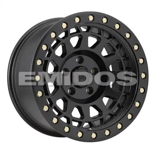 Black Rhino PRIMM MATTE BLACK W/ BRASS BOLTS 5x127 18R 9.5 71.5 BNK