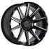 Black Rhino TYPHOON GLOSS BLACK W/ MILLED SPOKES 6x120 18R 9.5 67.06 12