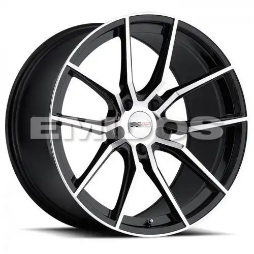 Cray SPIDER GLOSS BLACK W/ MIRROR CUT FACE 5x120.65 19R 10 70.3 37