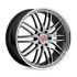 VICTOR EQUIPMENT LEMANS HYPER SILVER W/ MIRROR CUT LIP 5x130 19R 11 71.5 52