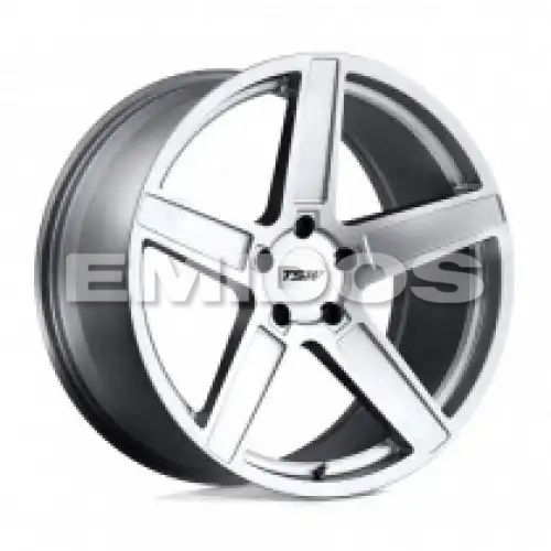 TSW ASCENT MATTE TITANIUM SILVER 5x112 19R 8.5 72.1 32
