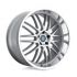 BEYERN MESH SILVER W/ MIRROR CUT LIP 5x120 19R 8.5 74.1 15