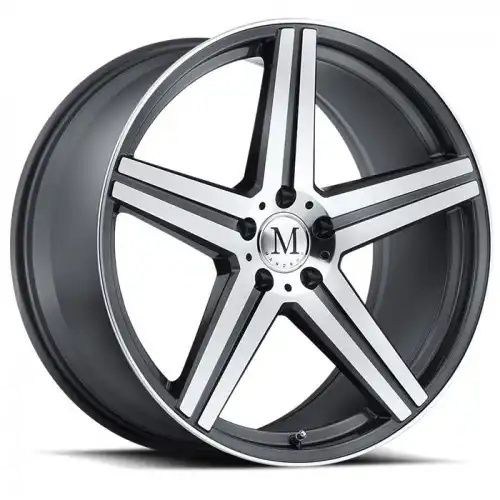 Mandrus ESTRELLA GUNMETAL W/ MIRROR CUT FACE & LIP 5x112 19R 8.5 66.56 20