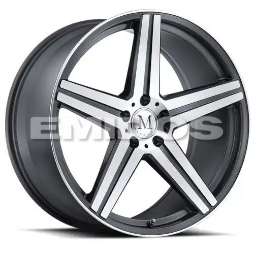 Mandrus ESTRELLA GUNMETAL W/ MIRROR CUT FACE & LIP 5x112 19R 8.5 66.56 20