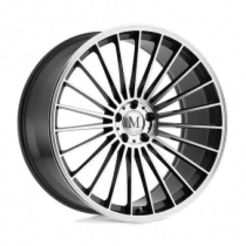 Mandrus 23 GUNMETAL W/ MIRROR CUT FACE 5x112 19R 8.5 66.56 25