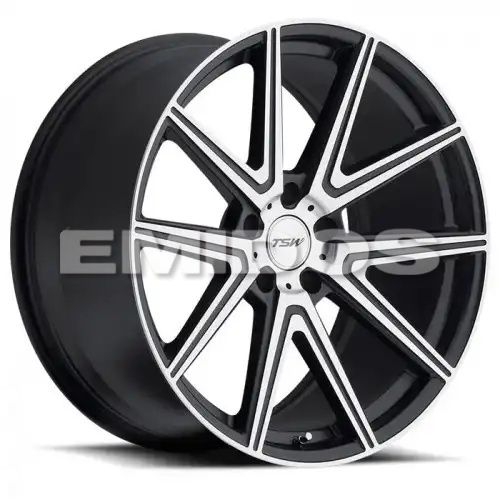 TSW ROUGE GUNMETAL W/ MIRROR CUT FACE 5x112 19R 8.5 72.1 43