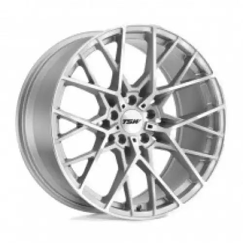 TSW SEBRING SILVER W/ MIRROR CUT FACE 5x108 19R 8.5 72.1 42