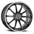 TSW SWEEP GLOSS GUNMETAL W/ STAINLESS LIP 5x114.3 19R 8.5 76.1 20