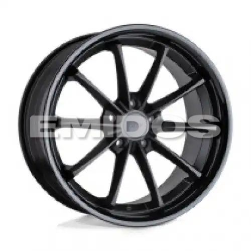 TSW SWEEP MATTE BLACK W/ GLOSS BLACK LIP 5x112 19R 8.5 66.56 32