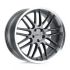 TSW AVALON GUNMETAL W/ BRUSHED GUNMETAL FACE & MACHINED LIP 5x120 19R 9 76.1 15