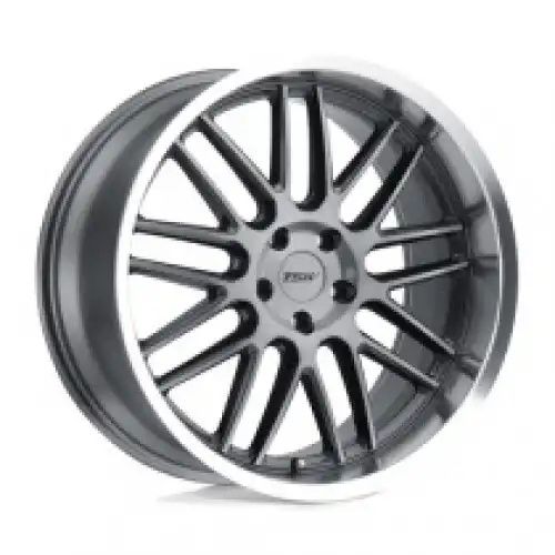 TSW AVALON GUNMETAL W/ BRUSHED GUNMETAL FACE & MACHINED LIP 5x112 19R 9.5 66.56 39
