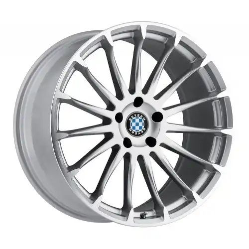 BEYERN AVIATIC SILVER W/ MIRROR CUT FACE 5x120 19R 9.5 74.1 25