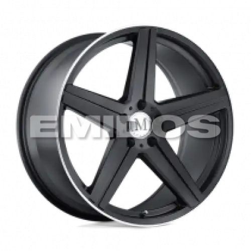 Mandrus ESTRELLA MATTE BLACK W/ MACHINED LIP 5x112 19R 9.5 66.56 50