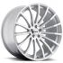 TSW MALLORY SILVER W/ MIRROR CUT FACE 5x112 19R 9.5 72.1 53