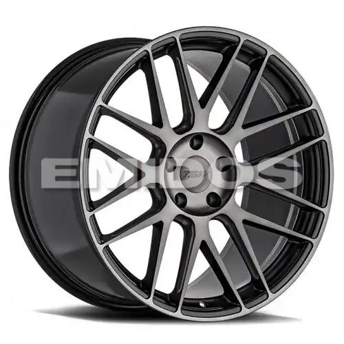 TSW NORD SEMI GLOSS BLACK MILLED-MACHINED DARK TINT FACE 5x112 19R 9.5 66.56 35