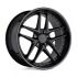 TSW PREMIO MATTE BLACK W/ GLOSS BLACK LIP 5x114.3 19R 9.5 76.1 20